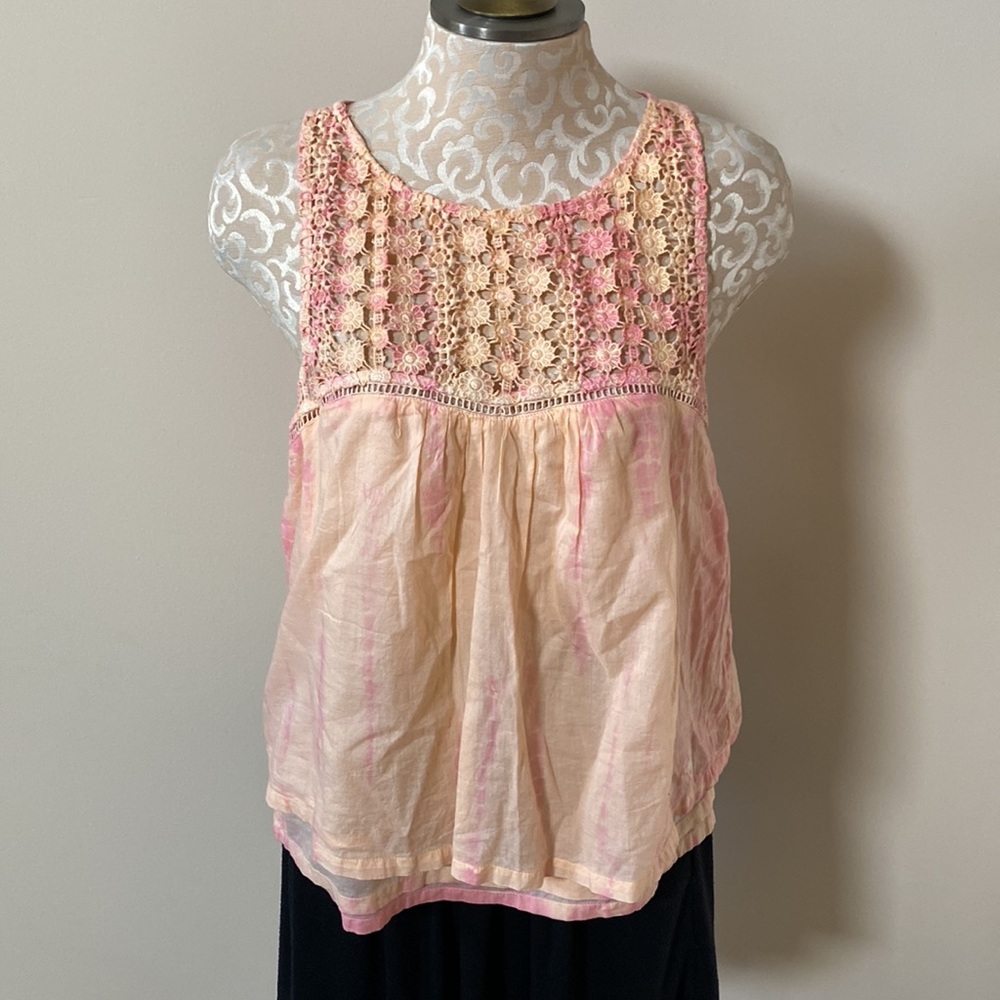 Abercrombie & Fitch Multi Layer Crochet Top